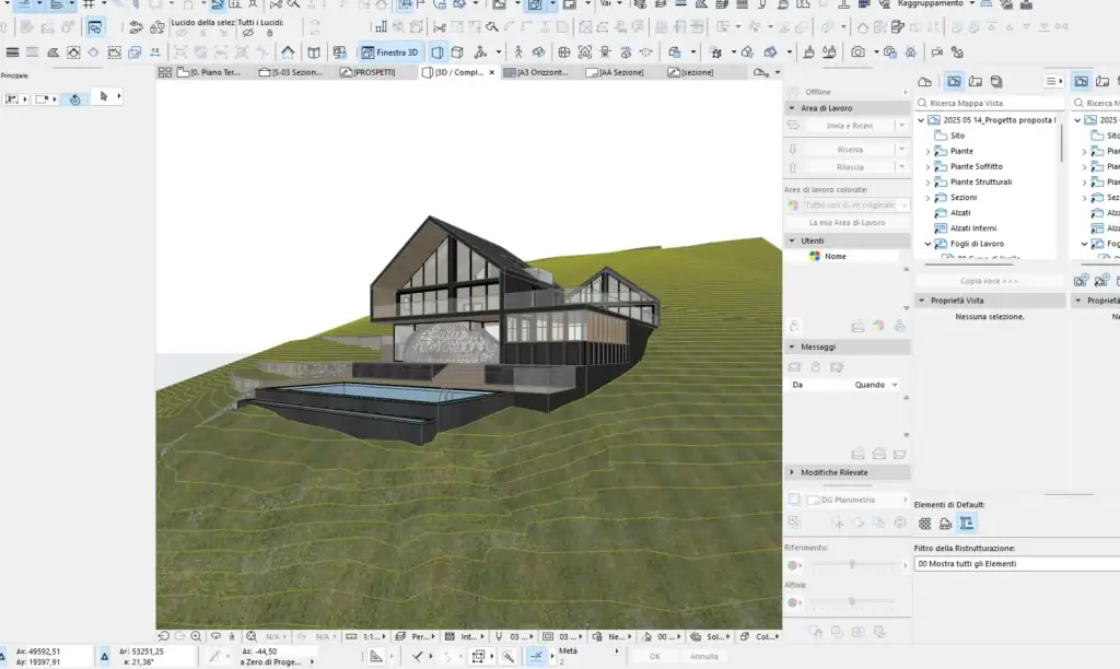 Studio architettonico del maso contemporaneo integrato nel pendio naturale – Architetto Specchio Bolzano